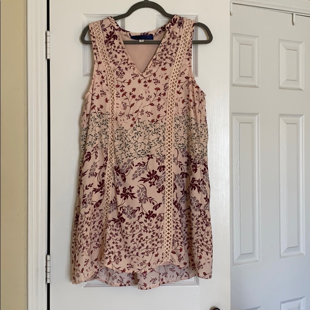 Pink Floral Dress